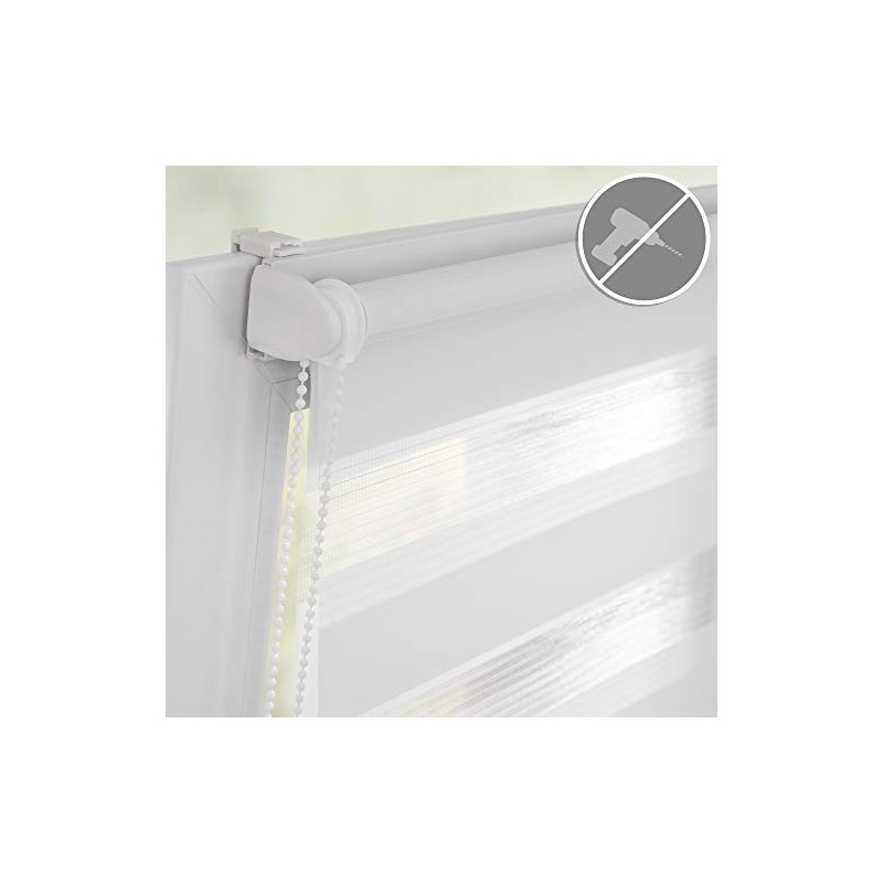 Roomy Clamp Support and Accessories Mounting Set Duo Roller Blind