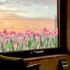 Buer Homie Window Clings, Tulip Pattern, Double Sided Anti-Collision Decals