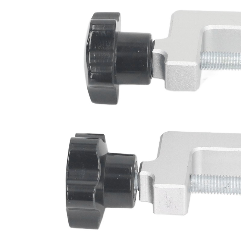 2Pcs Woodworking Fence Clamp Aluminum Alloy Multifunctional Woodworking Fence Fixing
