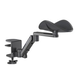 GIBBON MOUNTS Armrest, Elbow Rest for Desk, Adjustable Height, Wrist Rest, Rotation, Multi-Angle, Elbow, Arm, Shoulder, Fatigue, Arm Stand, Armrest, Palmless, Black