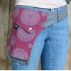 Hipbag Waist Bag Model Nandari Belt Bag Bum Bag, Grey-berry