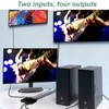 4K HD Multimedia Interface Switch Splitter 2 in 4 Out