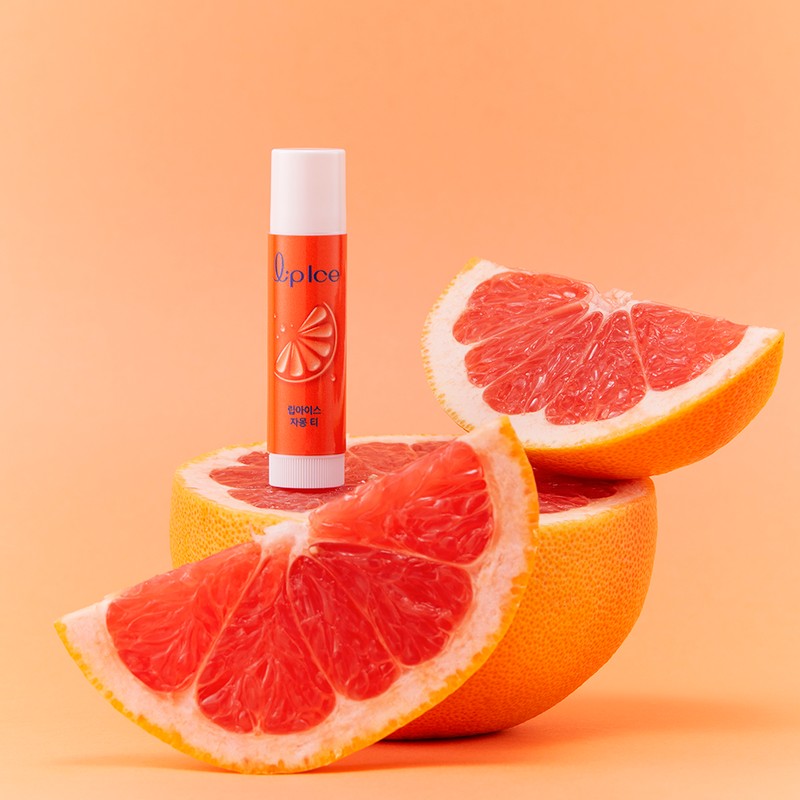 Mentholatum Lip Ice Lip Balm Lemon Strawberry Grapefruit 3.5g, 3