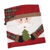 Xmas Dinner Chair Back Covers Easy To Install Soft Anti