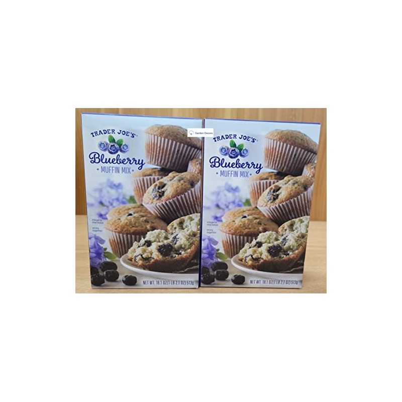 Trader Joe’s Blueberry Muffin Mix 18.1oz 513g (Two Boxes)