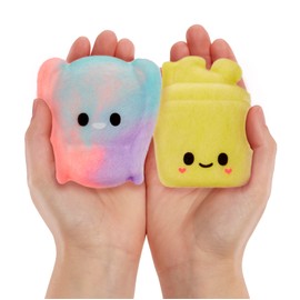 Fluffie Stuffiez Bunny & Shake Minis Collectible Feature Plush, Surprise Reveal Unboxing Soft and Squishy Tactile Play Fidget DIY