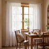 CtiUjdx 2 Panels Lace Curtains, Net Curtains for Windows with
