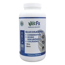 Justfx Glucosamina 180caps 568.8mg Cu Sabor Sin Sabor                                                                                                 