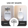 OUNONA 3Pcs Urinal Strainer, Urinal Funnel Cover, Filter Urinal Accessory,