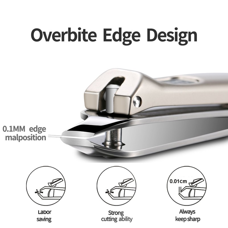 Nail Clippers, Cuticle Clipper, Medical Grade Stainless Steel, Sharp and