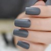 Sure Things 24 Matte Dark Gray Press on Nails kit