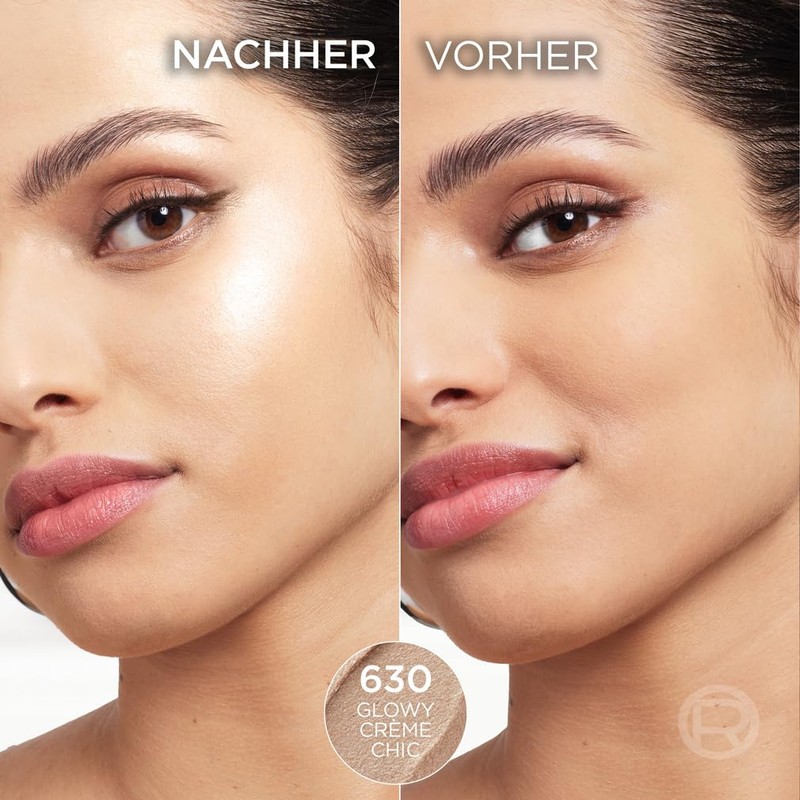 L'Oréal Paris Lumi Le Glow Highlighter Stick, Highlighter mit Satin-Glow-Effekt,
