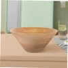 ABOOFAN Large Wooden Salad Bowl Design for Easy Mixing Pouring