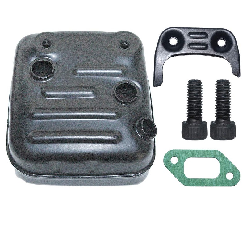 AUMEL Muffler w/Bracket Bolts Gasket Kit Fit Husqvarna 357XP 357
