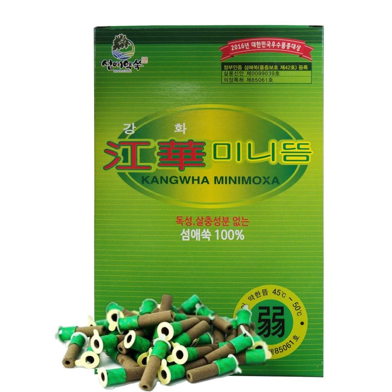 Minecook Kanghwa Mini Moxa, Herb Stick Roll_180 pcs per Box