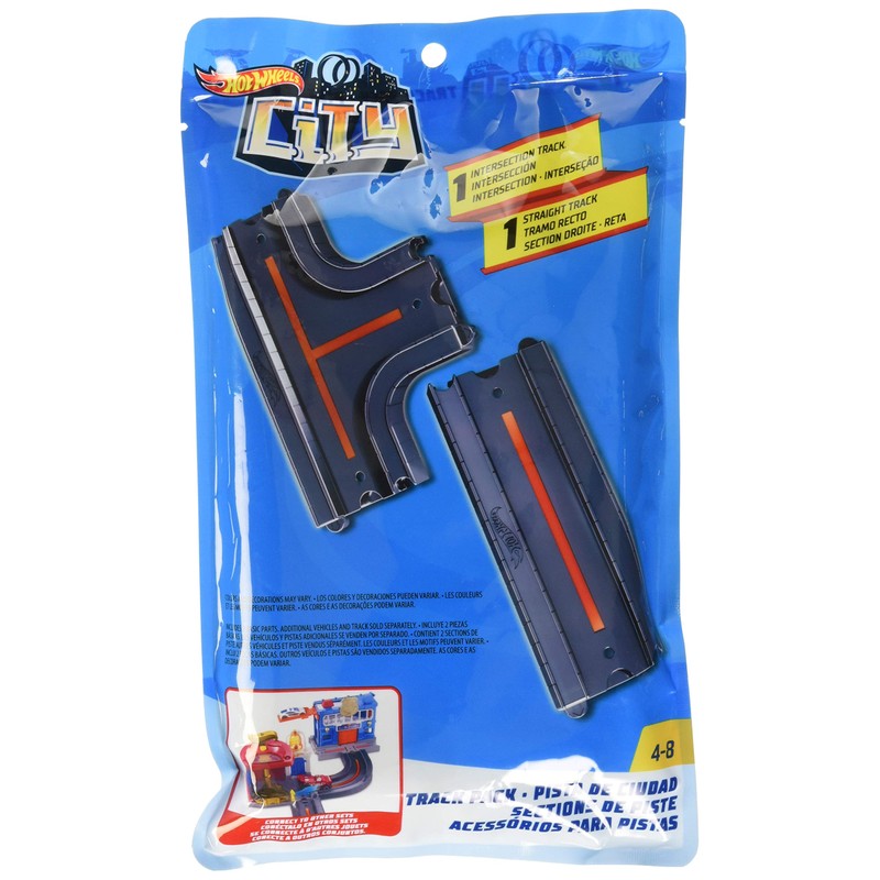 Hot Wheels "Straight + Intersection Toy Vehicle, Multicolor