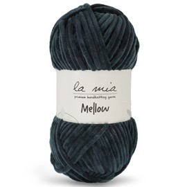 1 hilo de felpilla suave madeja La Mia para tejer y ganchillo ropa de bebé, mantas y accesorios, 100% poliéster, 100 g (3.5 oz) / 120 m (131 yardas), verde - 928