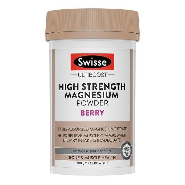 Swisse Ultiboost High Strength Magnesium Powder Berry 180g