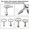 PKCHYE Set of 9 control cabinet keys, universal key, tap