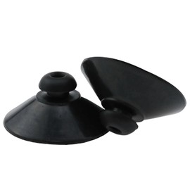 Wantane Fish Tank Suction Cup Clips Black Sucker Clips Aquarium Suction Cup Clips Fish Tank Attachments for Tank Pump, Overhead Line Tube,etc. （28mm/1.1inch）-12PCS
