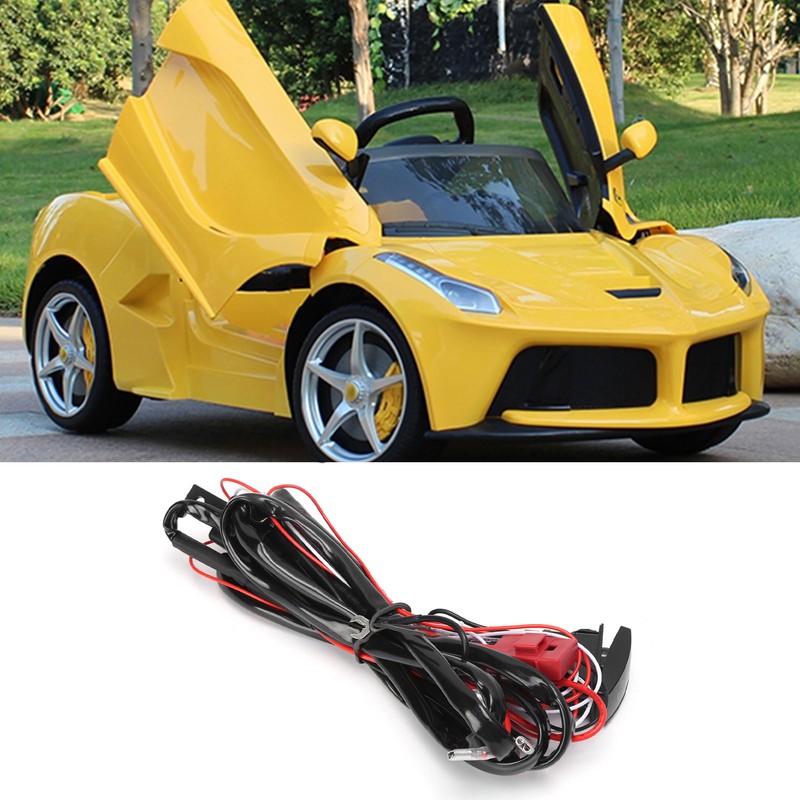 40A 12V LED Spotlights Wiring Harness 1-to-2 IP67 Waterproof for