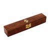 NKlaus 21 cm brass compass in wooden box, circle drawer,