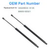 zayody Rear Hatch Tailgate Liftgate Lift Supports Shock Struts SG229033