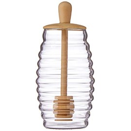 Davis & Waddell Fine Foods Honey Pot & Dipper, Multi, DES0268