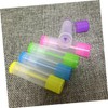 Beavorty 100pcs Refillable Lip Balm Tubes Clear Lip Gloss Containers