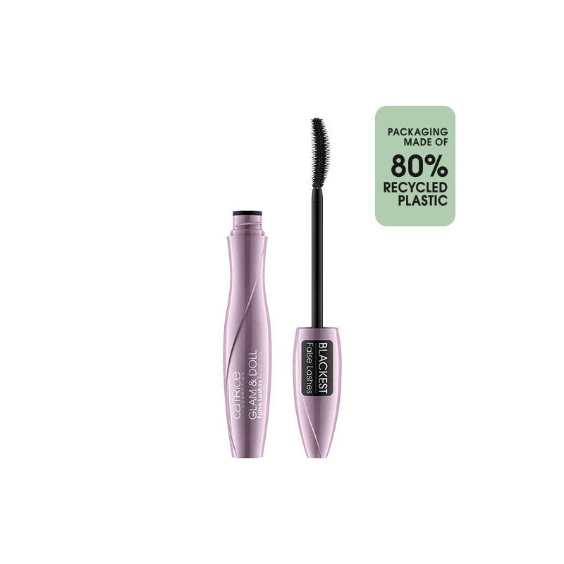 Catrice Glam&Doll False Lashes Mascara, No. 010, Black, Volumizing, False