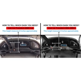 Huskey Club Car Precedent Dash Assembly Dashboard with Locks for 2008.5-Up Precedent Golf Cart Models-Carbon Fiber Finish