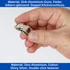 Your Day Mate Buckles, Silver, Zinc Aluminium, Click Fastener Buckle,