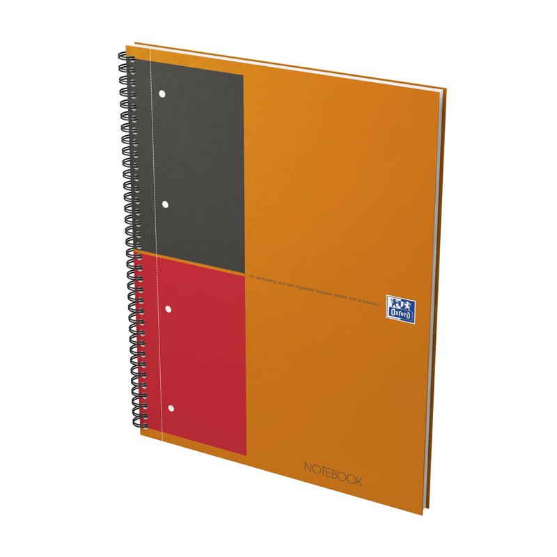 Oxford 100104036 - International Notebook, A4 +, lined, 80 sheets,