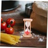 NOLITOY Sand Timer for Study and Cooking Red Timer Management