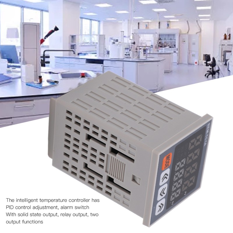 Digital Thermostat PID Temperature Controller Intelligent Relay Output Thermostat 100240VAC(BEM-TC1A-14RV