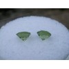 pinnaclediamonds Peridot Round Loose Faceted Natural Gem Pair 5mm each