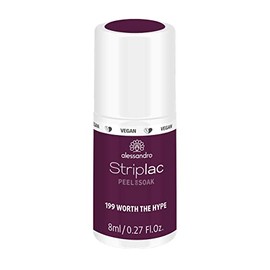 alessandro Striplac UV-Nagellack Worth the Hype – Schonend und langanhaltend – Einfache Entfernung dank Peel-Off-Technologie – Vegan und tierversuchsfrei – 8 ml