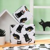 WRAPAHOLIC Cat Wrapping Paper Sheet - 6 Sheets Funny Black