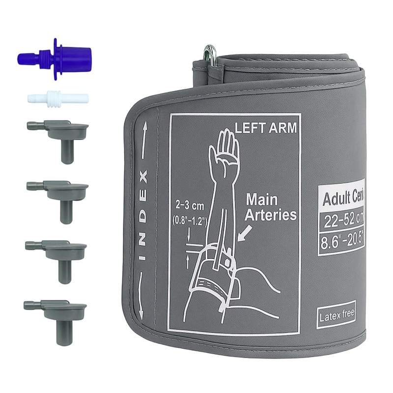 Replacement Extra Large Cuff Compatible with Omron BP Monitors, Adjustable
