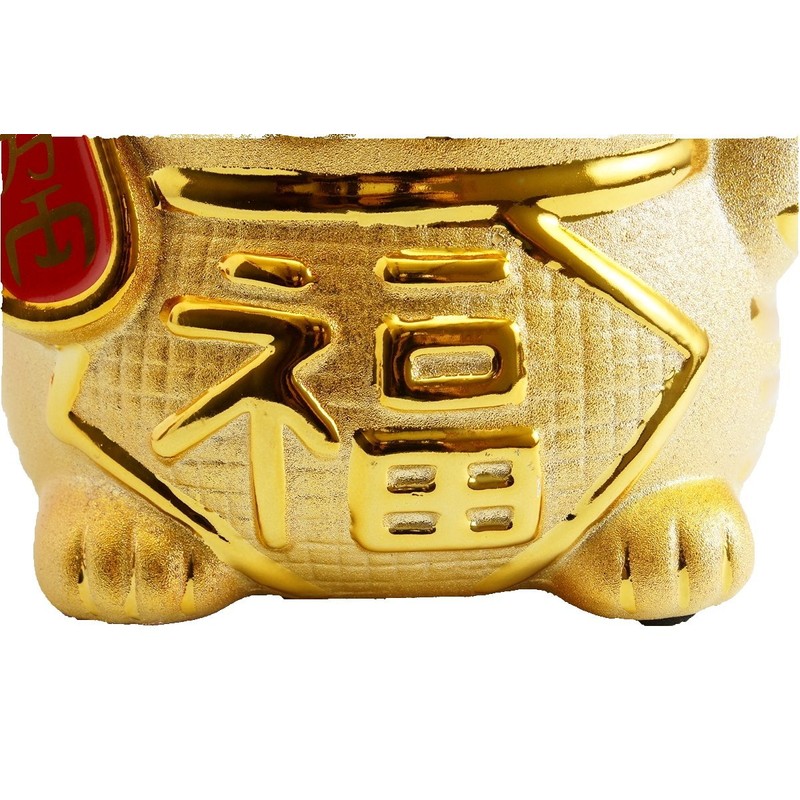 招ki猫 Gold Piggy Bank