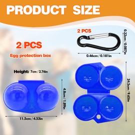 Practical egg container for the fridge, high-quality egg storage boxes for safe storage of your eggs, carefully crafted egg holder as an ideal helper in your kitchen