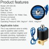 1/4” Brass Electric Solenoid Valve, 2 Way Air Valve Normally