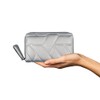 TOM TAILOR Women's Amela Travel Accessory Wallet, silver