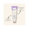 Foot cream with sponge applicator for use without sticky hands: