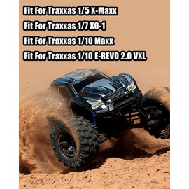 Upgrade Heavy-Duty Hardened Steel Spur Gear Set with 18T 20T 22T Pinion Gears Fit for Traxxas 1/5 X-Maxx 1/7 XO-1, Fit for 1/10 Maxx & E-REVO 2.0 VXL, Replaces 6447 (46T)