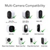 Wasserstein Adjustable Metal Wall Mount Compatible with Arlo Essential/XL Gen