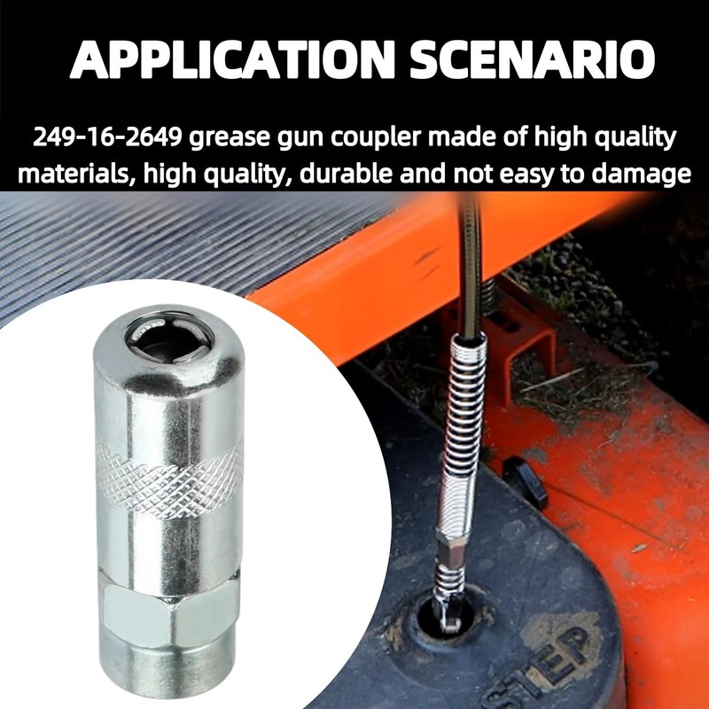 4-Pack M-ilwaukee Grease Gun Coupler Tips 49-16-2649 Replacement Coupler for