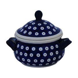 Bunzlauer Keramik Jam Pot / Soup Cup / Lard Pot / Honey Pot 0.75 Litres in Decor 42