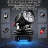 2PCS 36V 48V Ebike Headlights with 2-Pin Connectors Fit for