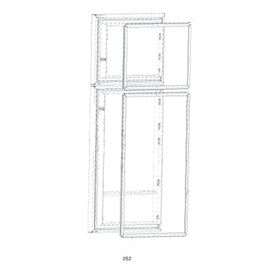 Türdichtung Kühlschrank (Markierung 252) Kühlschrank Gefrierschrank 5958270300 Beko